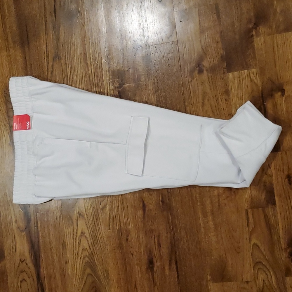 Womens DSG white high rise pull on joggers size M